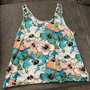 H&M Hawaiian print women’s tank top